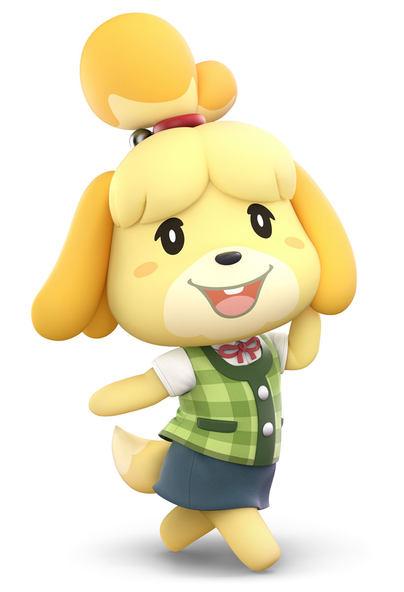 Isabelle Artwork from Super Smash Bros. Ultimate