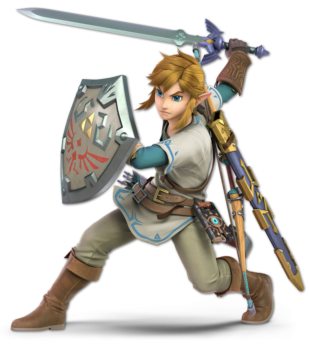 Link, Tunic of Skyloft Artwork from Super Smash Bros. Ultimate