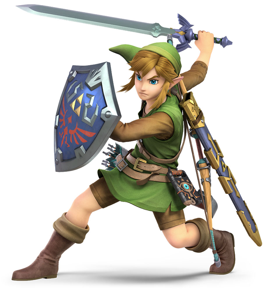 Link, Tunic of the Wild Artwork from Super Smash Bros. Ultimate