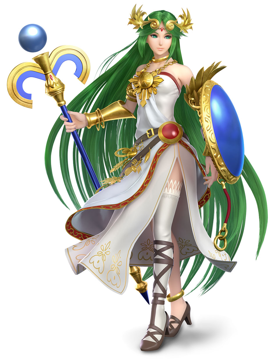 Palutena Artwork from Super Smash Bros. Ultimate
