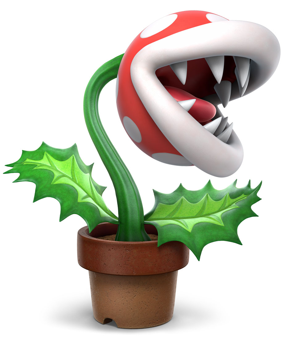 Piranha Plant Artwork from Super Smash Bros. Ultimate
