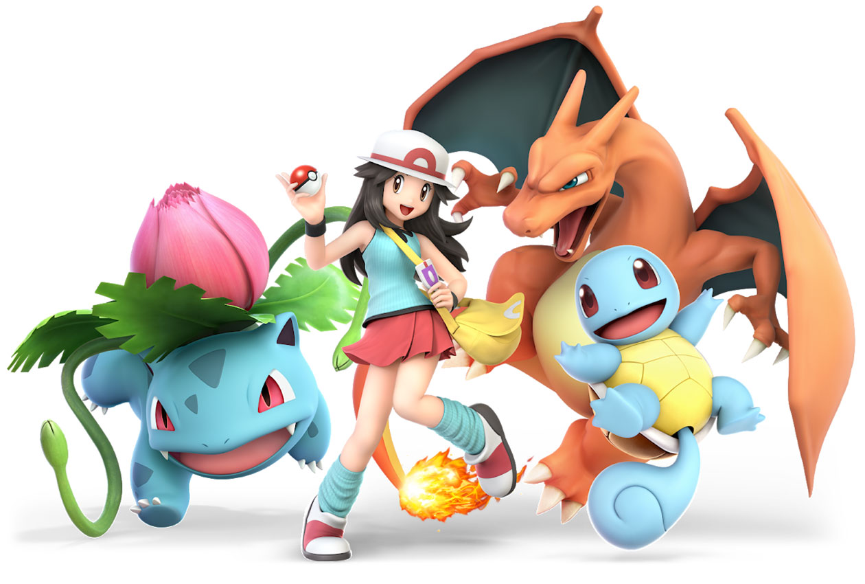 Female Pok&eacute;mon Trainer Artwork from Super Smash Bros. Ultimate
