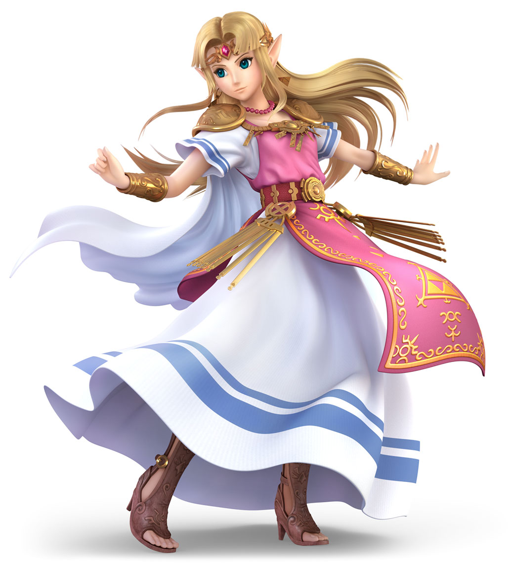 Princess Zelda Artwork from Super Smash Bros. Ultimate