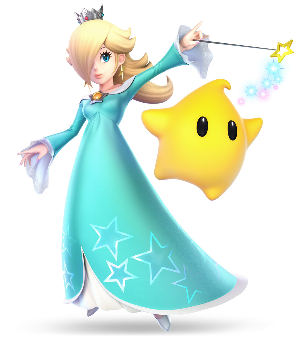 Rosalina & Luma Artwork from Super Smash Bros. Ultimate