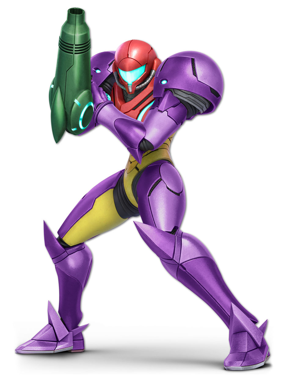Purple Samus Artwork from Super Smash Bros. Ultimate