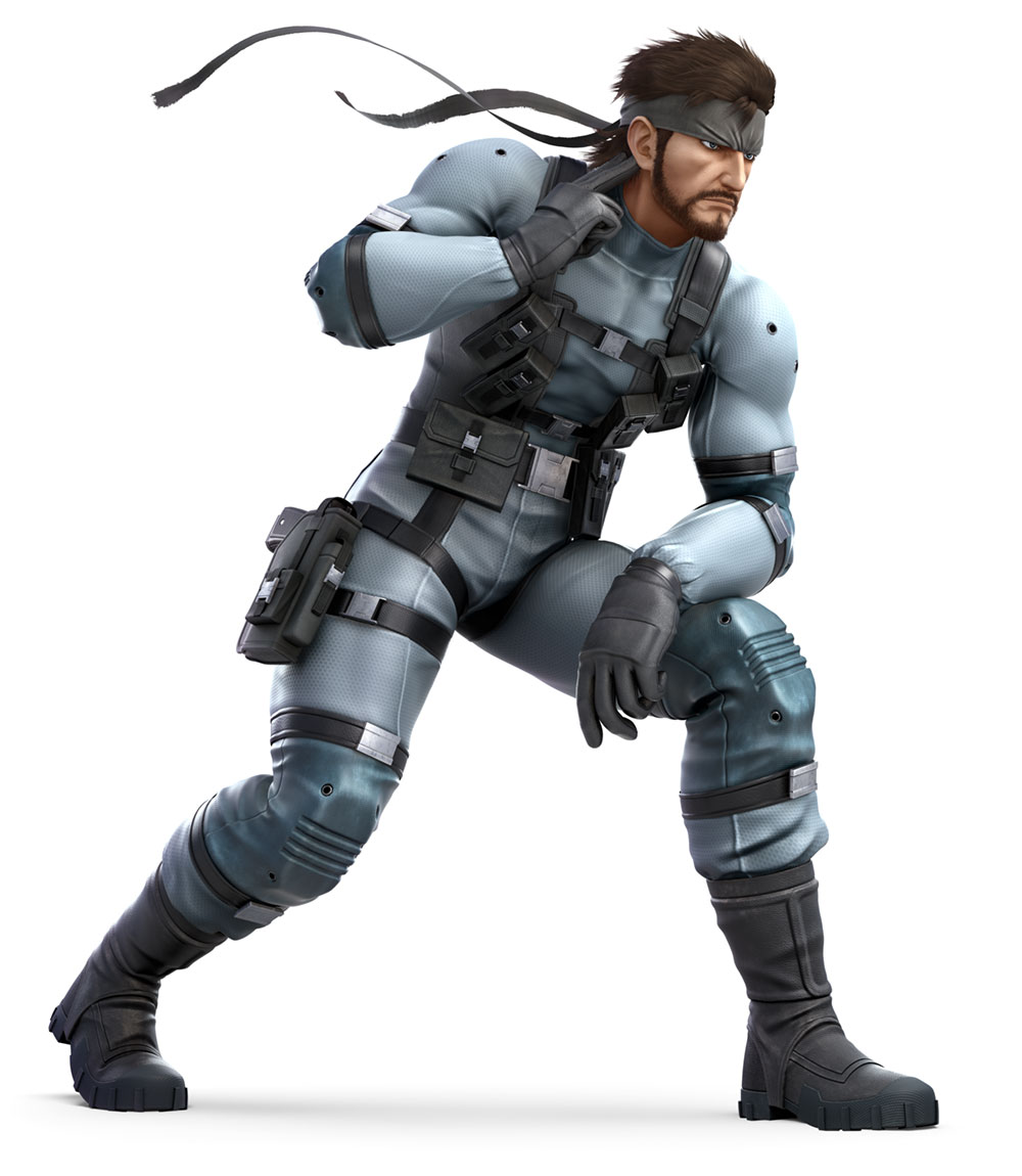 Solid Snake Artwork from Super Smash Bros. Ultimate