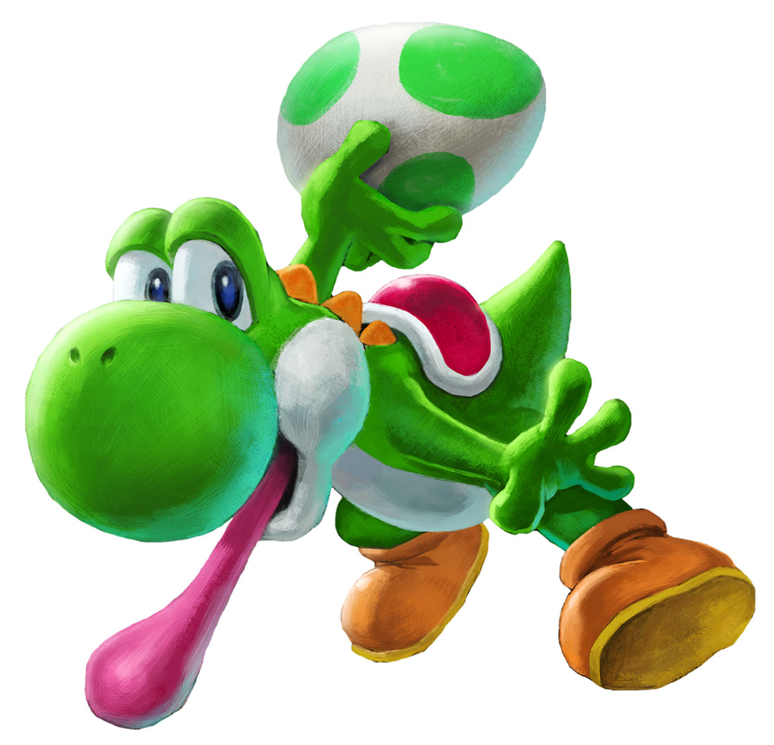 Yoshi Artwork from Super Smash Bros. Ultimate