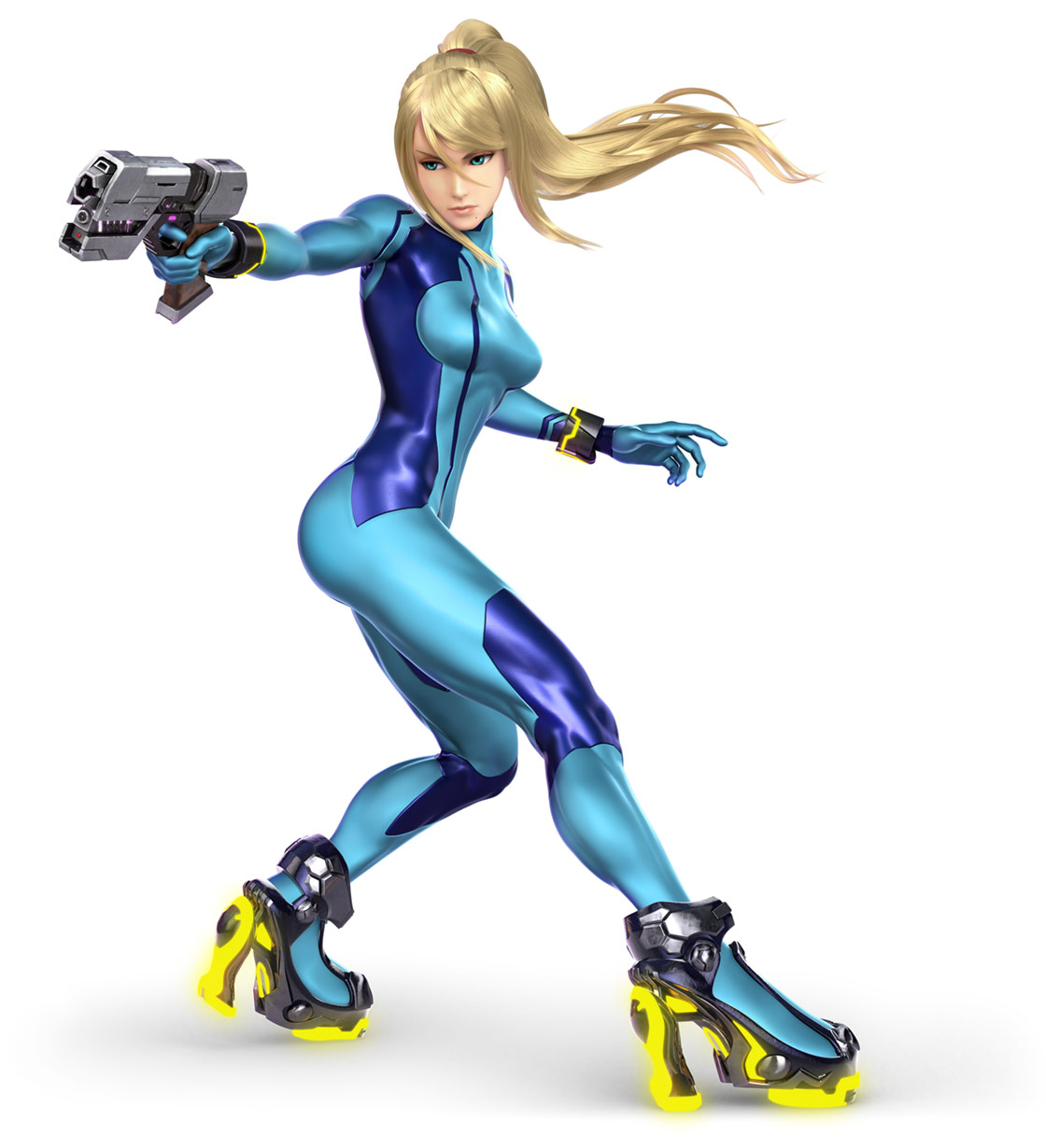 Zero Suit Samus Artwork from Super Smash Bros. Ultimate