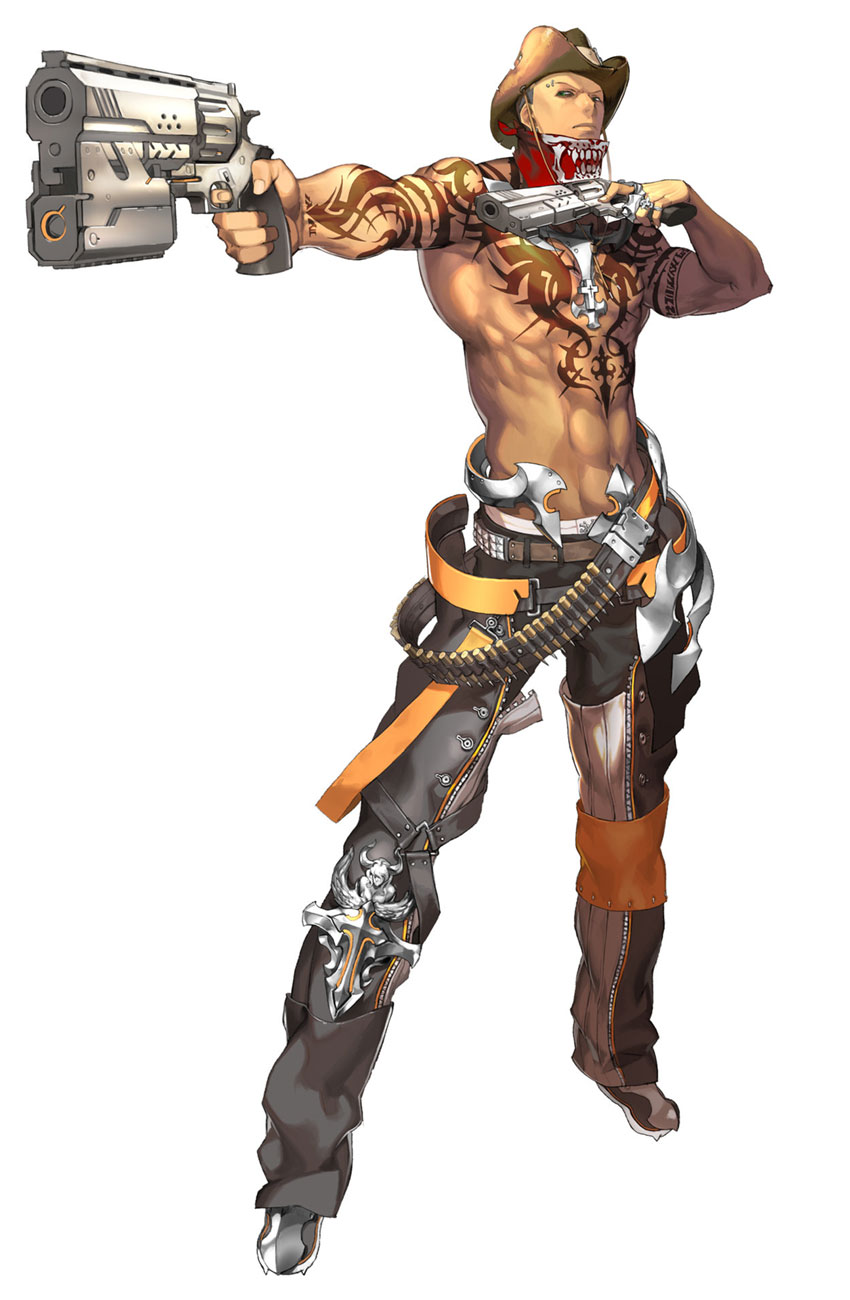 Male Gunner Concept Art from Trinity 2