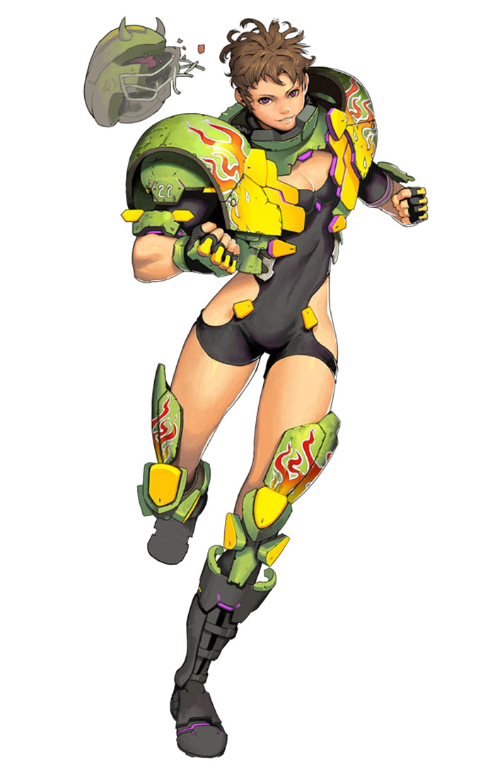 Female Wrestler Concept Art from Trinity 2