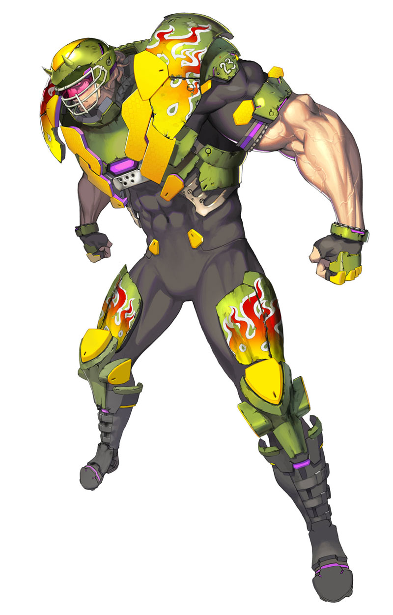 Male Wrestler Concept Art from Trinity 2