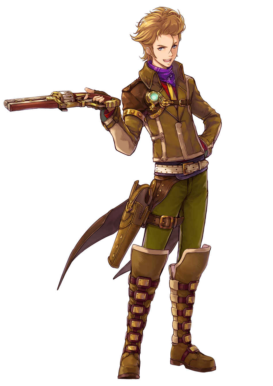 Edgar L. Leonhart Concept Art from The Alchemist Code