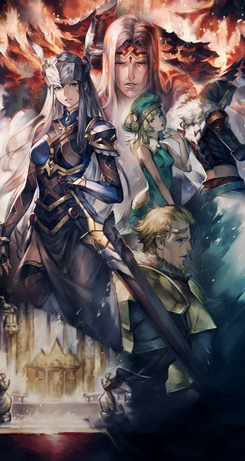 Characters Promo Artwork from Valkyrie Anatomia: The Origin