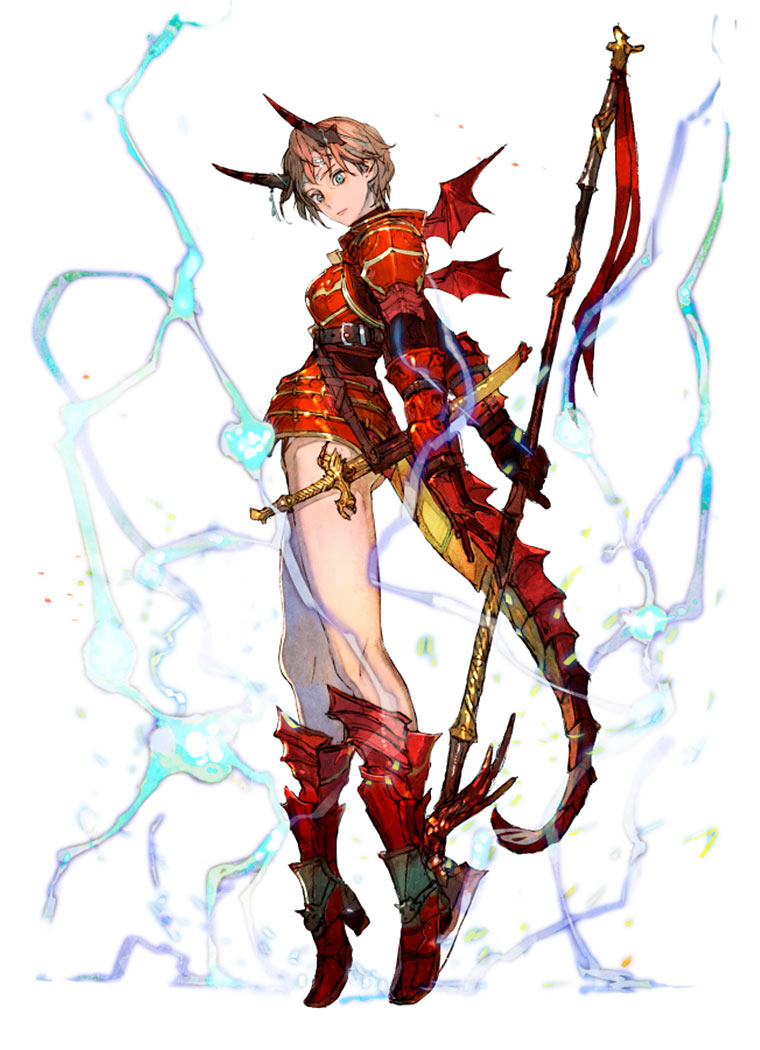 Crimson Dragon Aelia Concept Art from Valkyrie Anatomia: The Origin