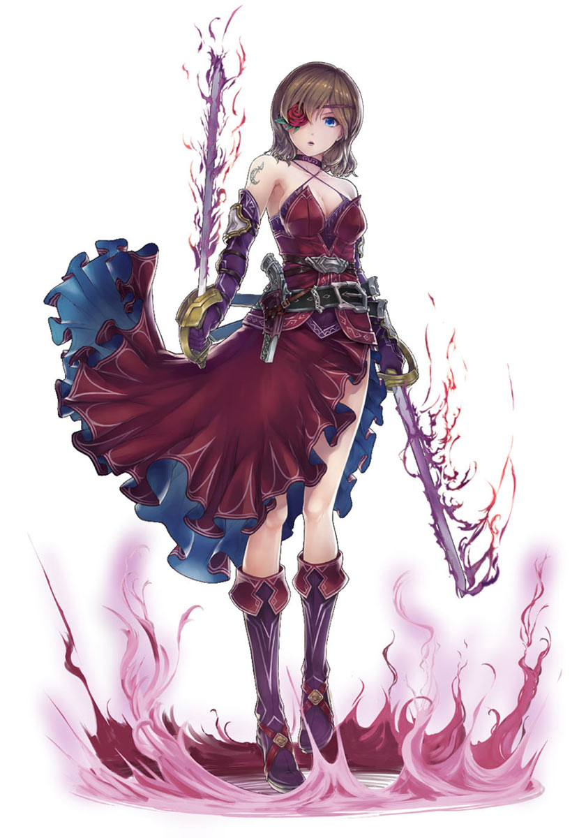 Dark Flower Sennah Concept Art from Valkyrie Anatomia: The Origin