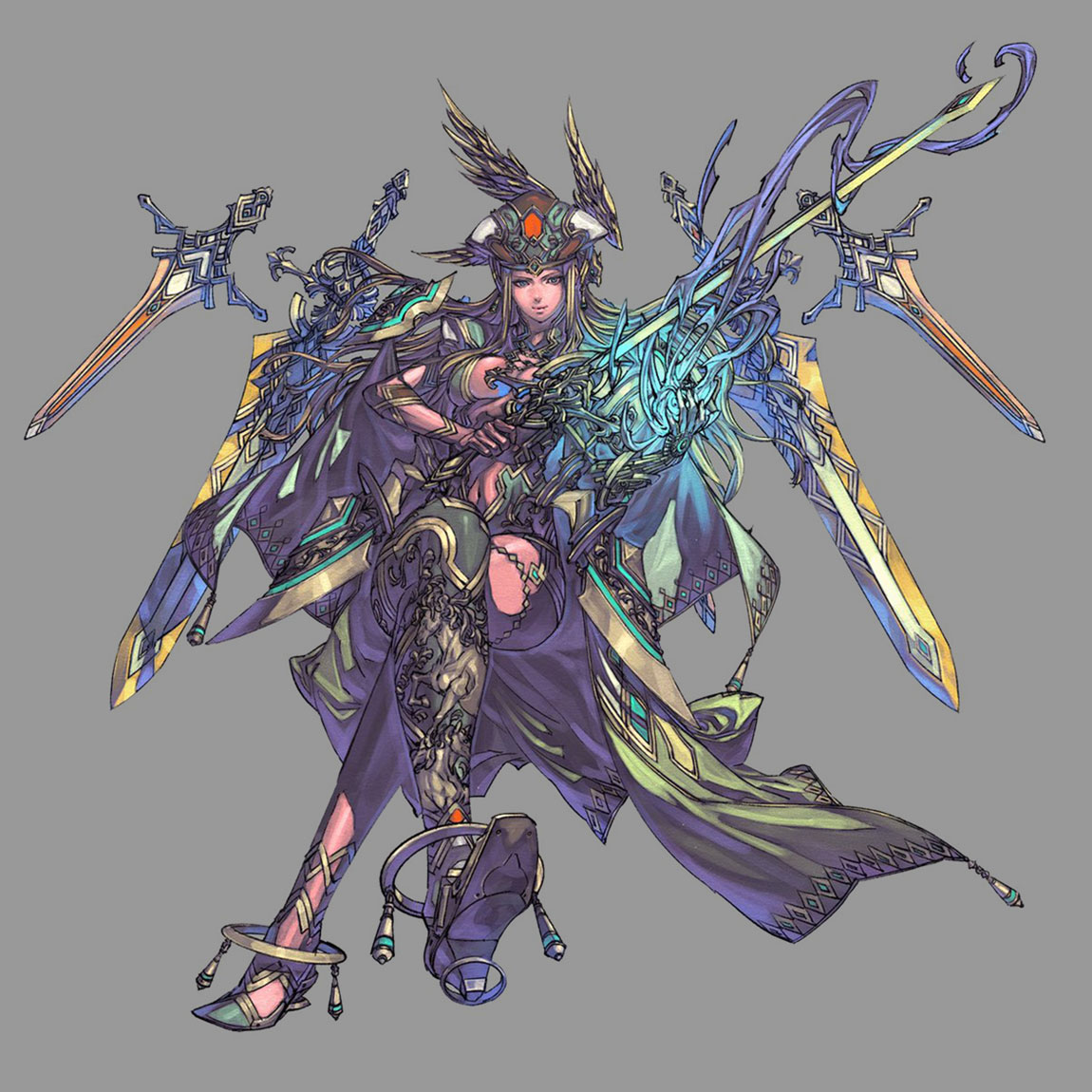 Freya Concept Art from Valkyrie Anatomia: The Origin