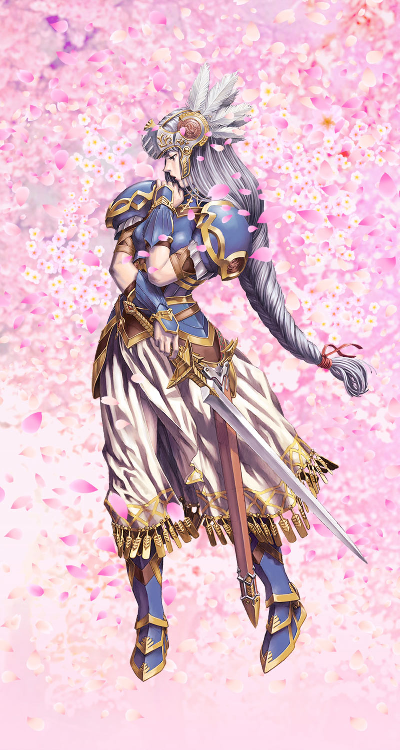 Future Lenneth & Cherry Petals Artwork from Valkyrie Anatomia: The Origin
