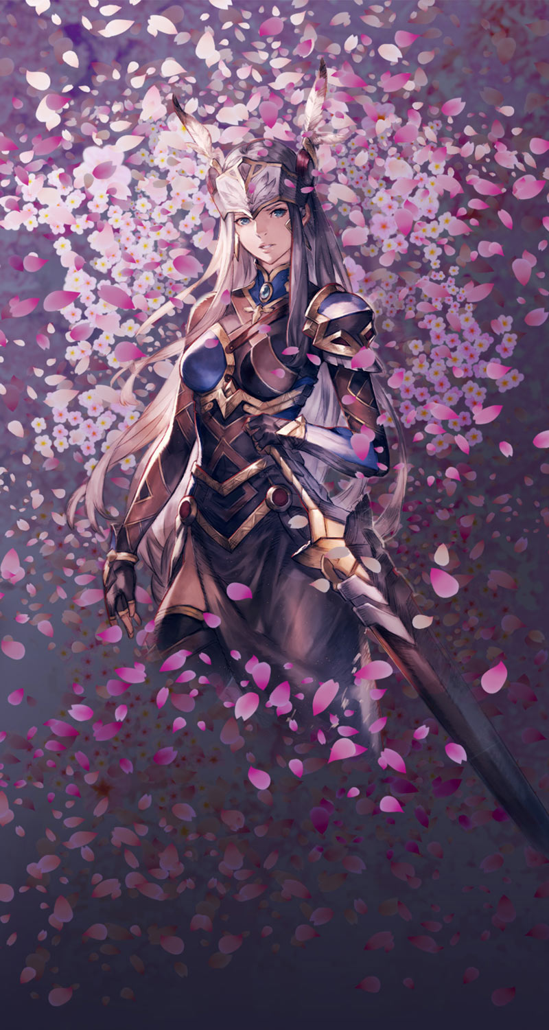 Lenneth & Cherry Petals Artwork from Valkyrie Anatomia: The Origin
