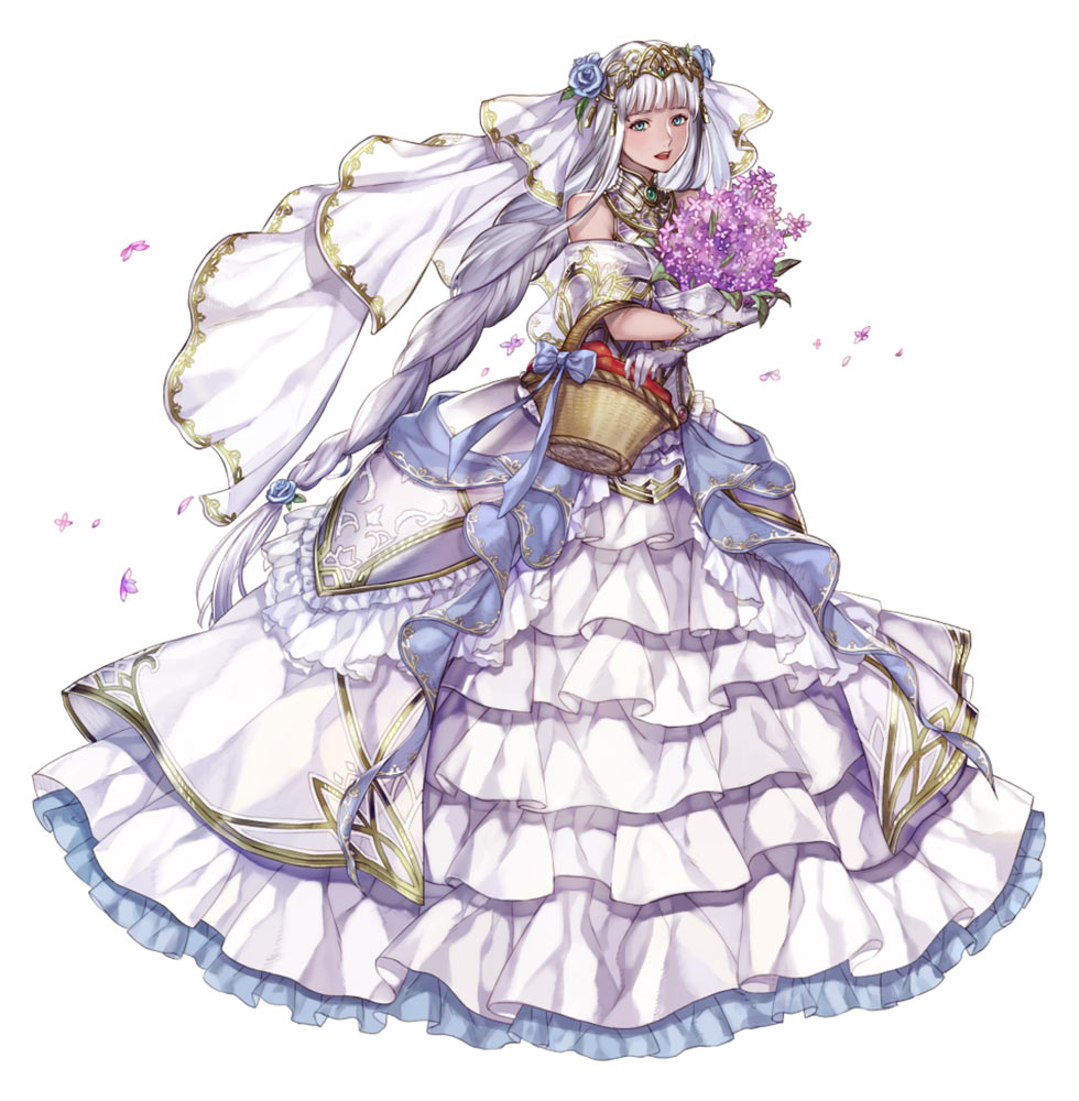 Silver-Haired Bride Concept Art from Valkyrie Anatomia: The Origin