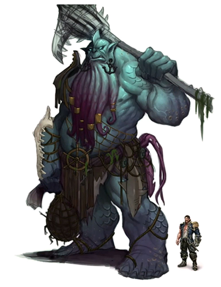 Azsuna Sea Giant Concept Art from World of Warcraft: Legion