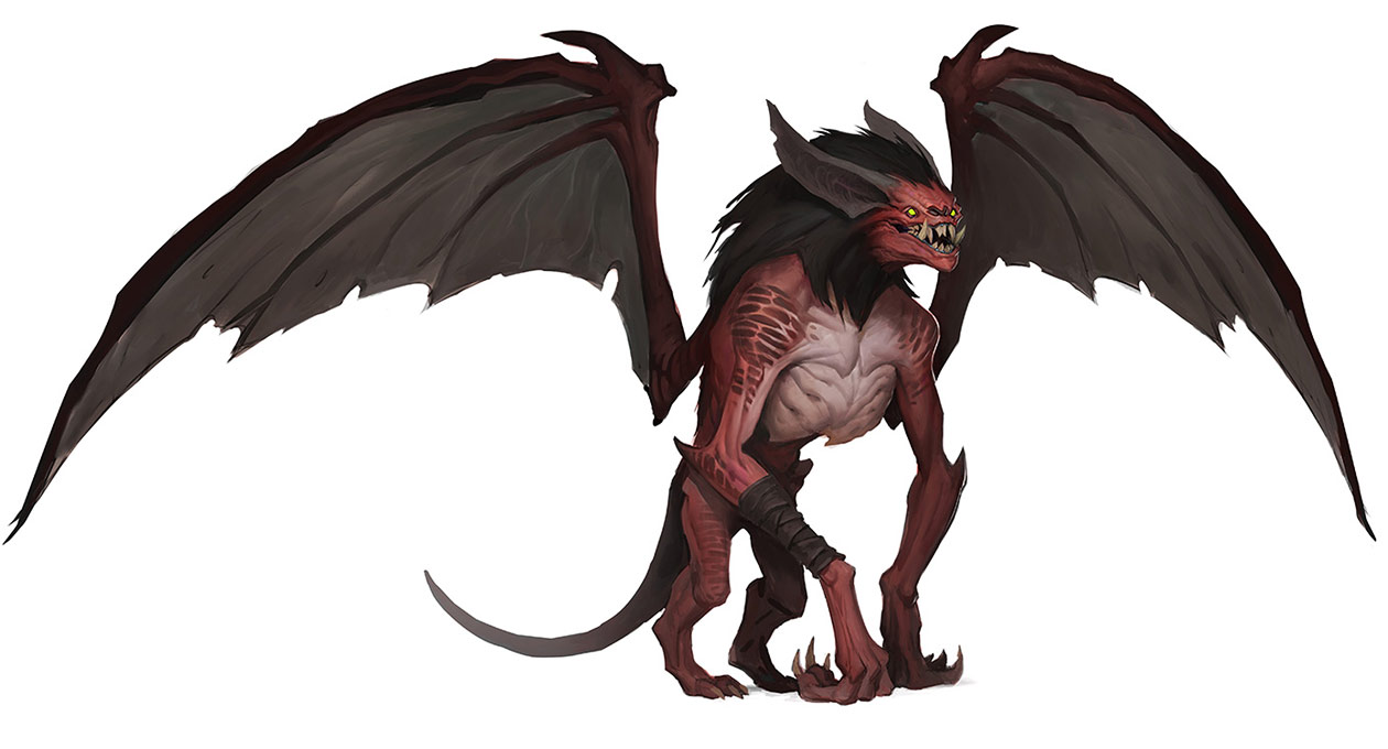 Fel Bat Concept Art from World of Warcraft: Legion