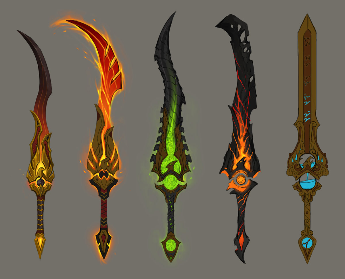 Felo'melorn Runeblade Concept Art from World of Warcraft: Legion