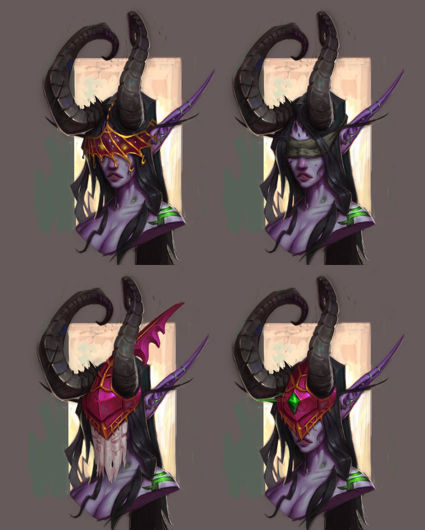 Female Demon Hunter Concept Artwork from World of Warcraft: Legion