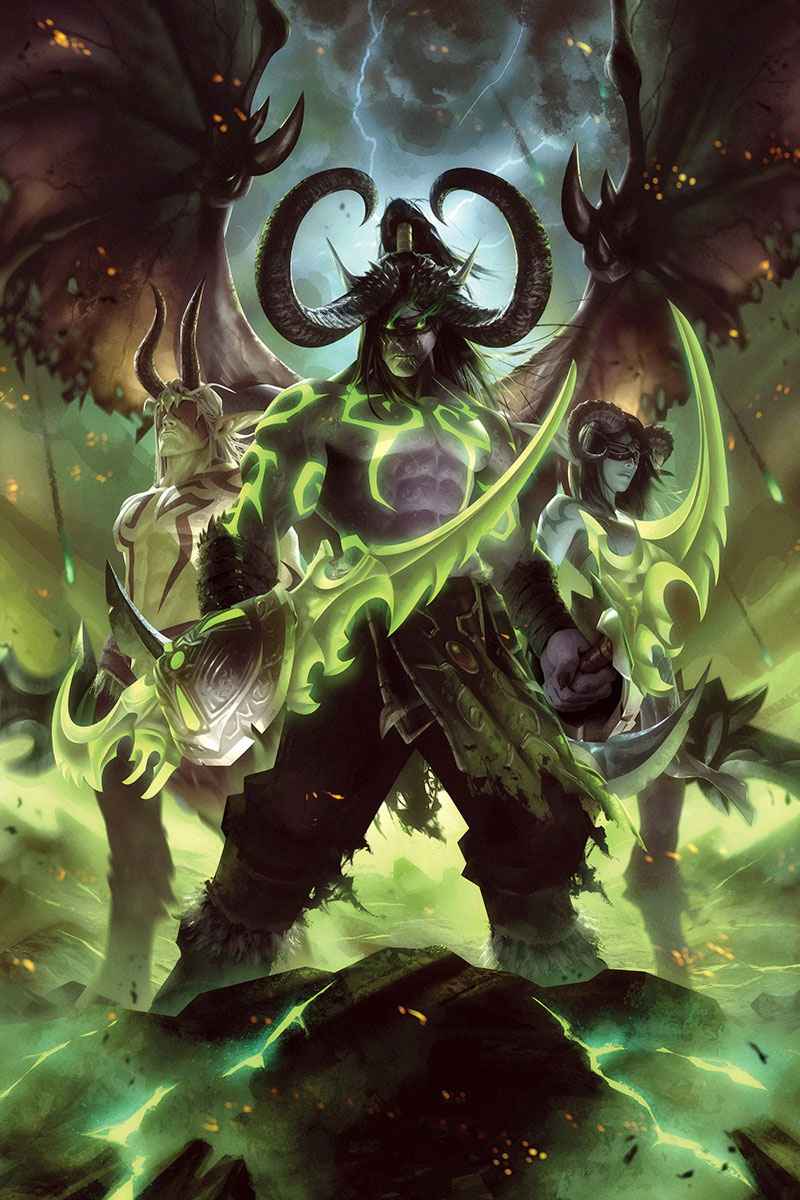 Illidan Stormrage Concept Art from World of Warcraft: Legion