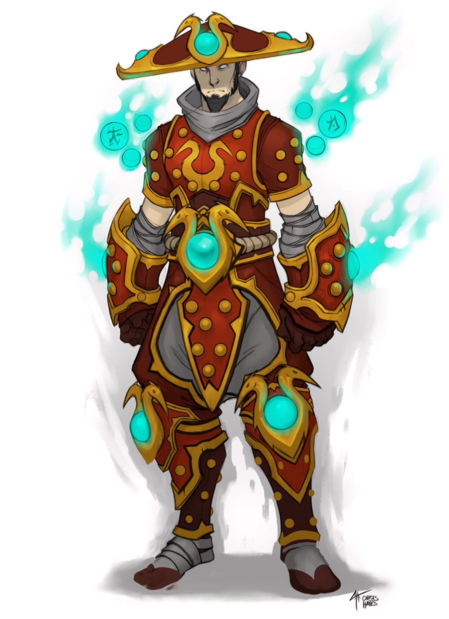 Monk Concept Artwork from World of Warcraft: Legion