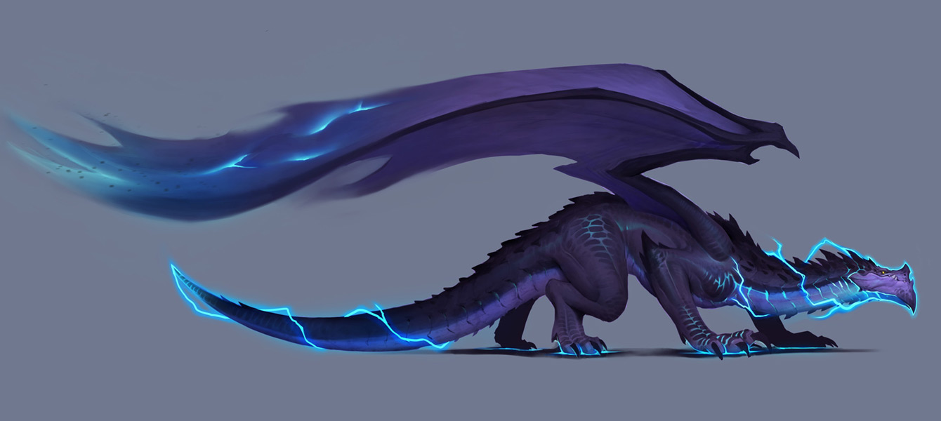 Stormdragon Concept Art from World of Warcraft: Legion