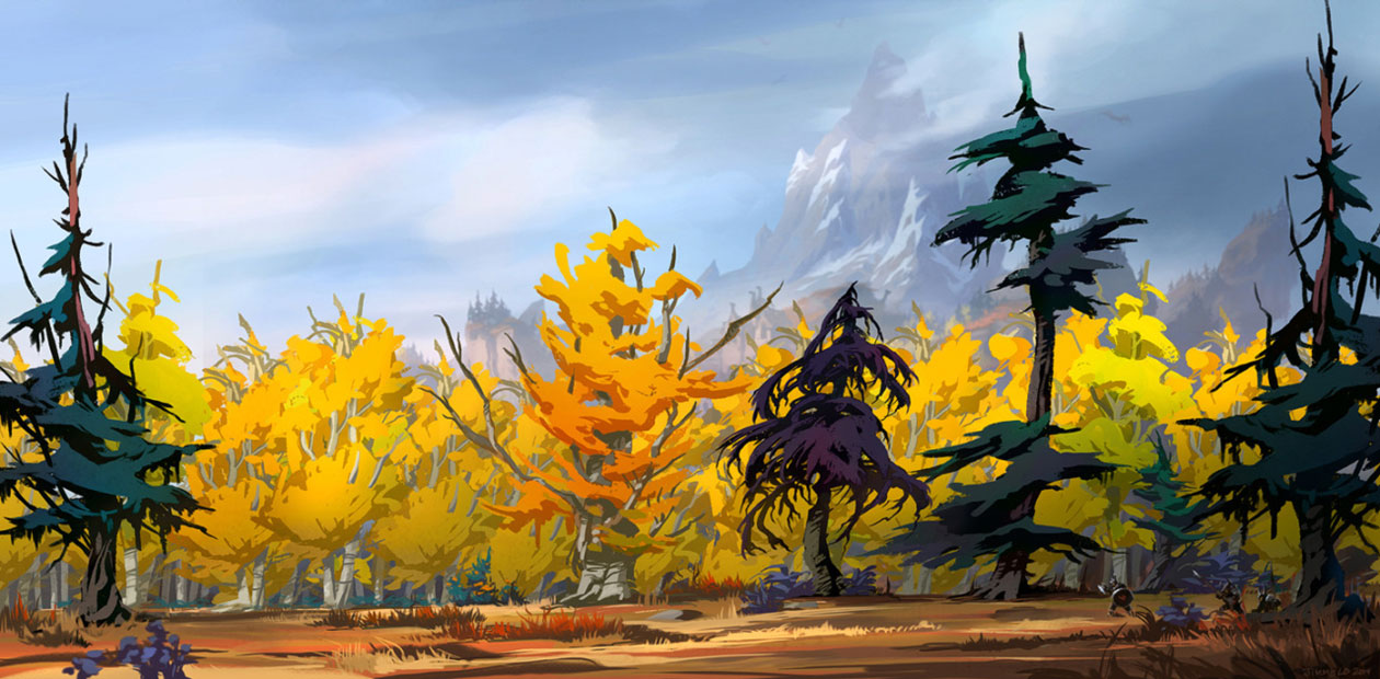 Stormheim Environment Concept Art from World of Warcraft: Legion