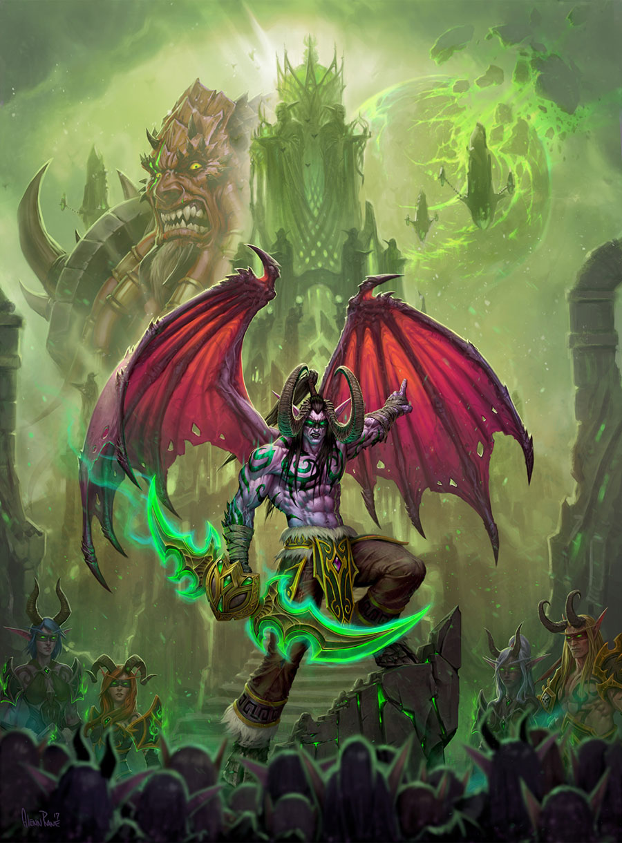 Tomb of Sargeras Promo Concept Art from World of Warcraft: Legion