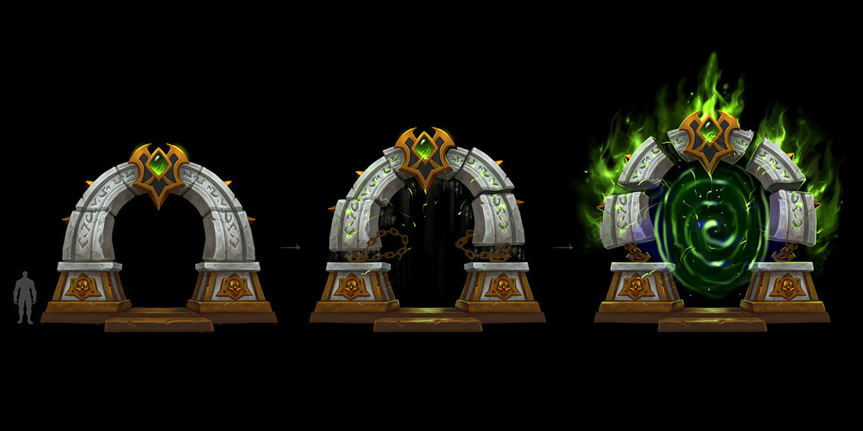 Waypoint Portal Concept Art from World of Warcraft: Legion