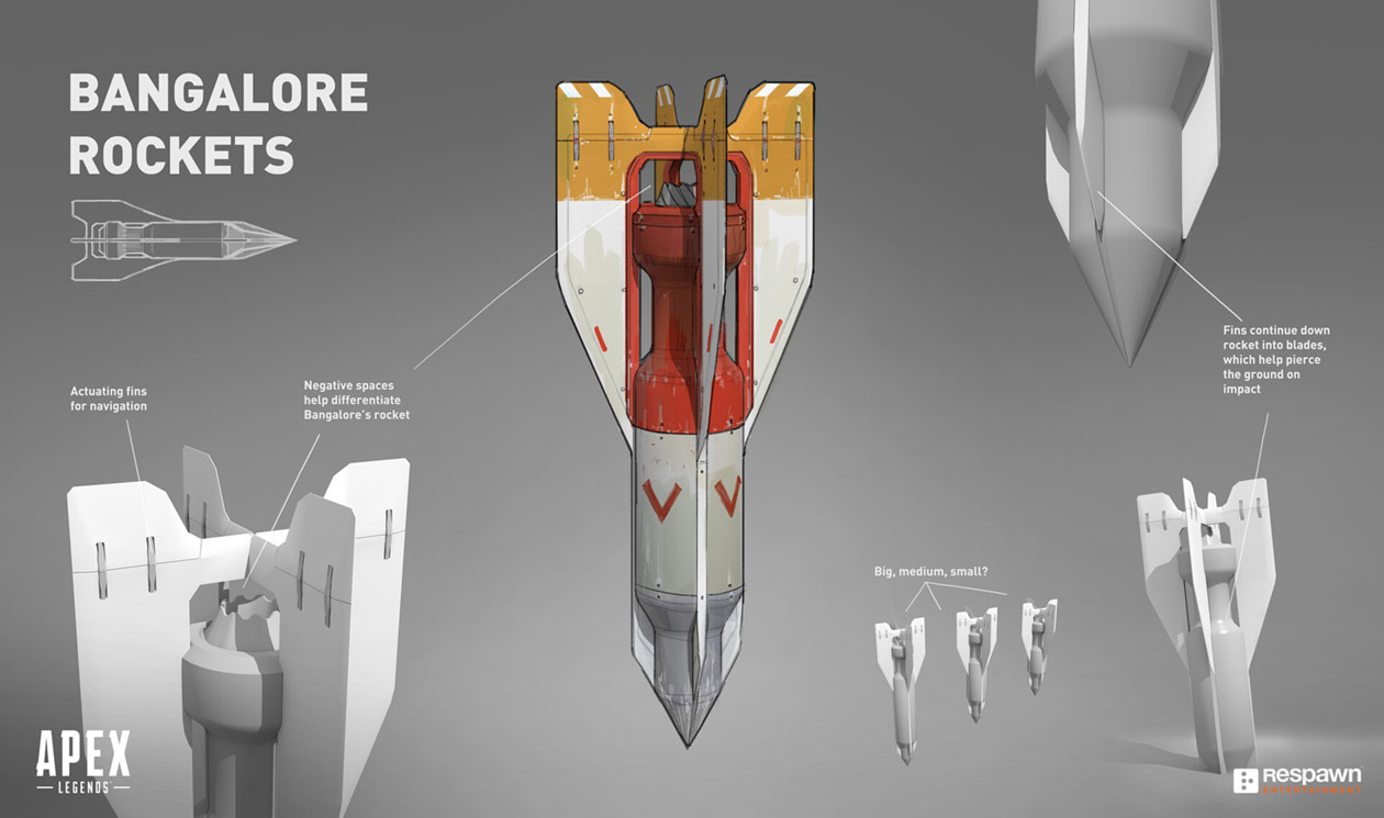 Bangalore Rockets Artwork from Apex Legends