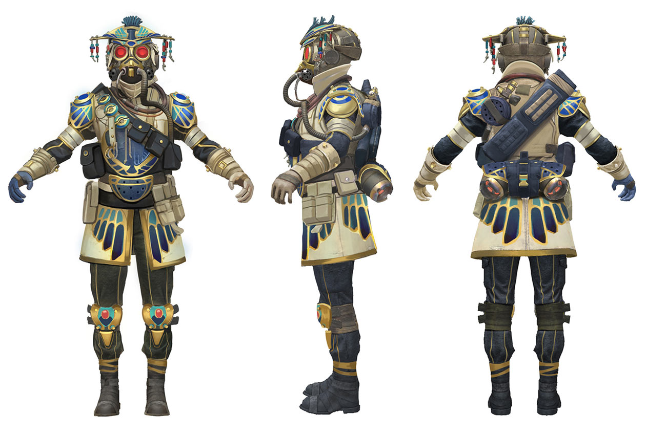 Bloodhound Rare&plus; Skin Art from Apex Legends