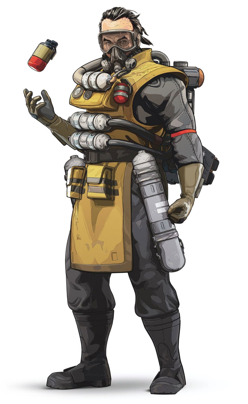Caustic Artwork from Apex Legends