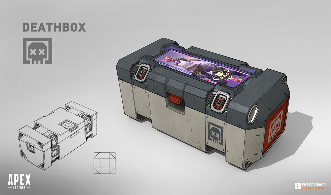 Death Box Artwork from Apex Legends