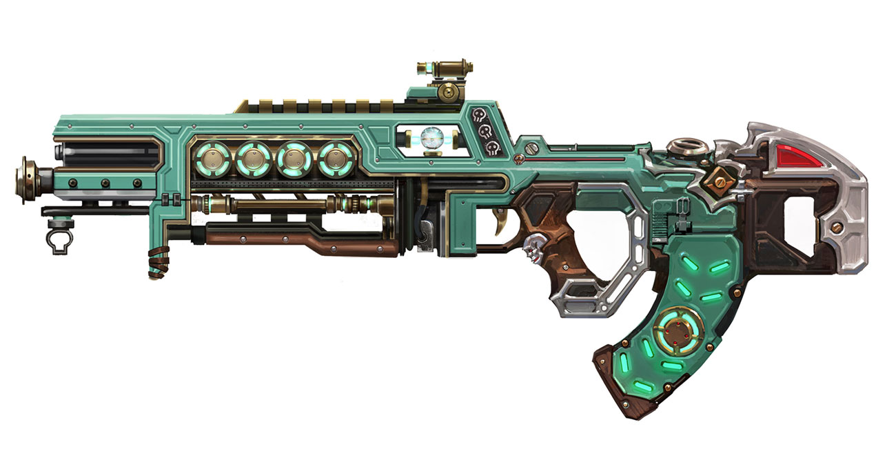 Flatline Legendary Skin Concept Art - Apex Legends Art Gallery