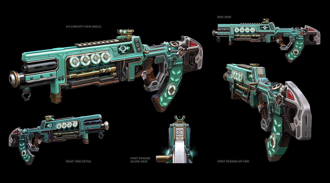 Flatline Legendary Skin Art from Apex Legends