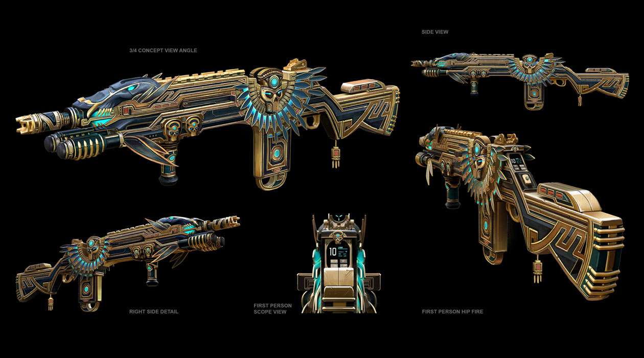 G7 Scout Legendary Skin Art from Apex Legends