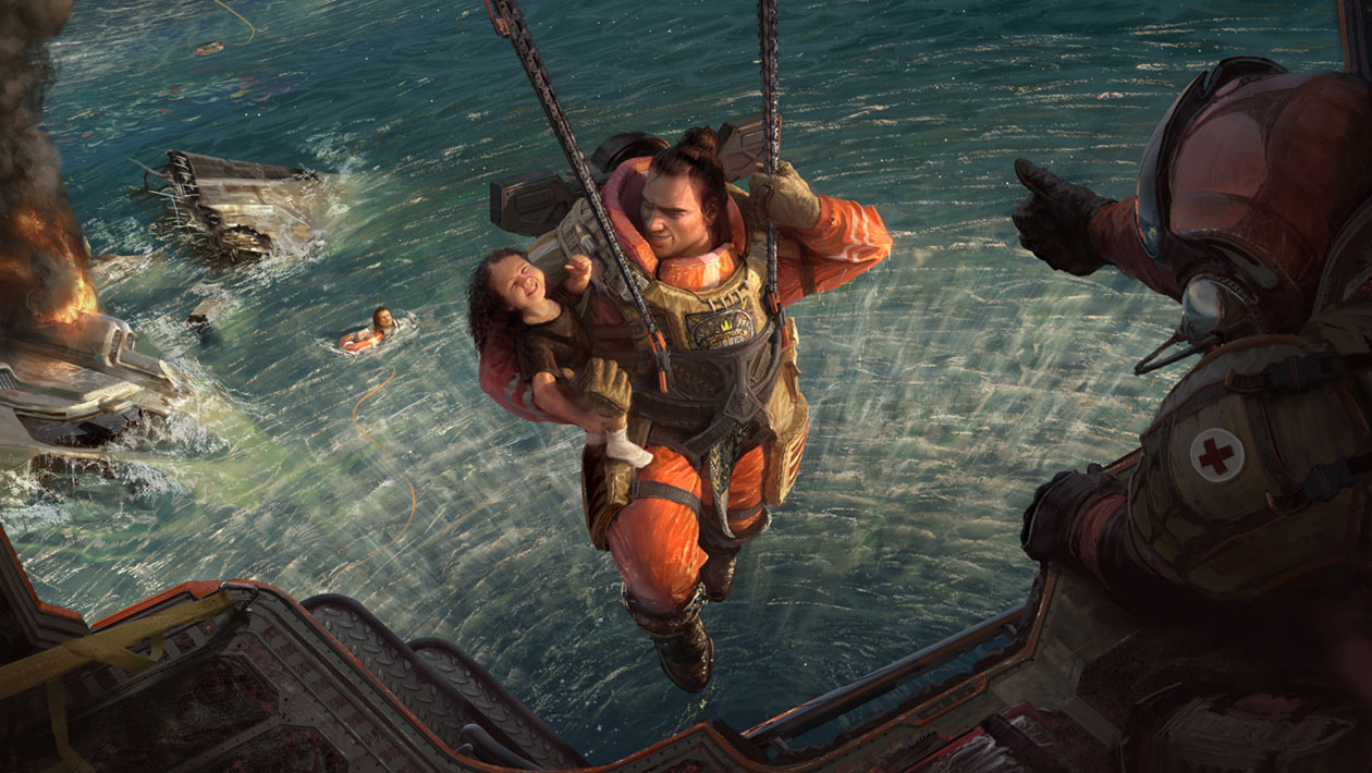 Gibraltar Concept Artwork from Apex Legends