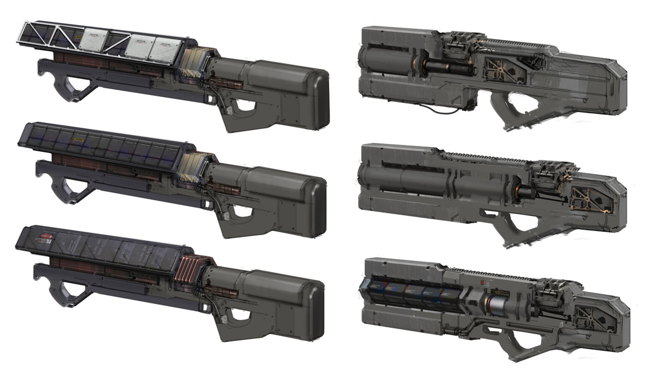 Havoc Rifle Concept Art from Apex Legends