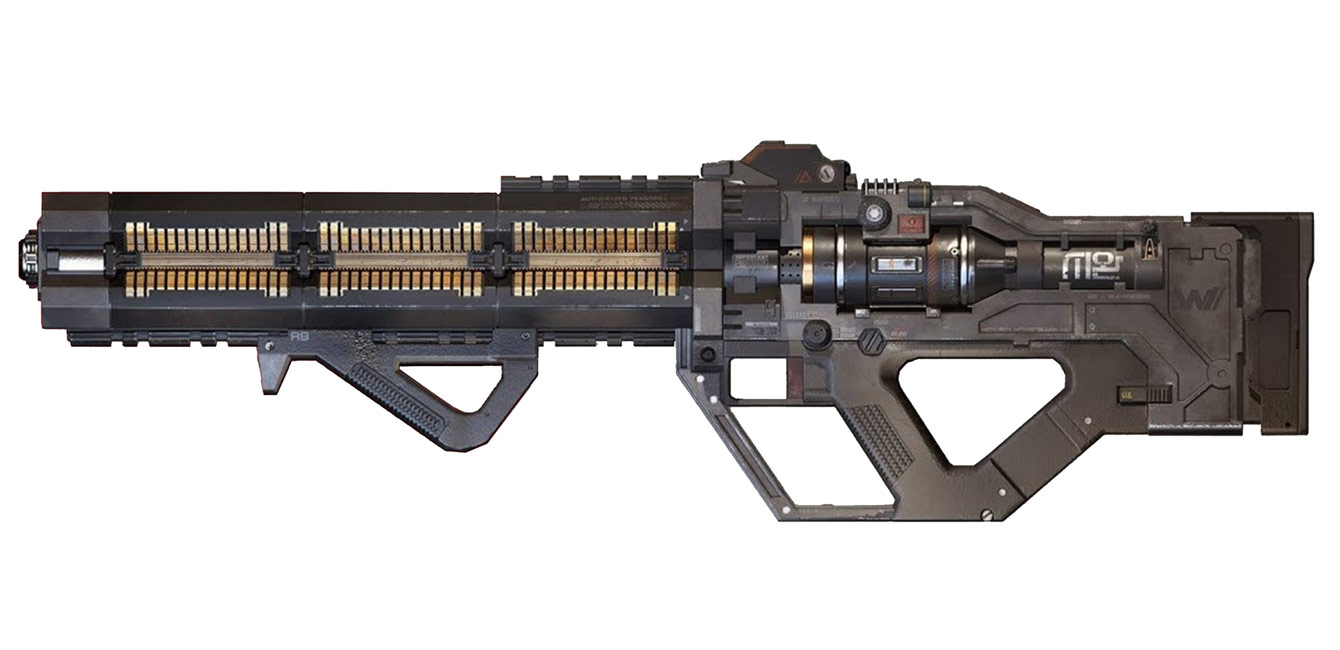 Havoc Rifle Artwork from Apex Legends