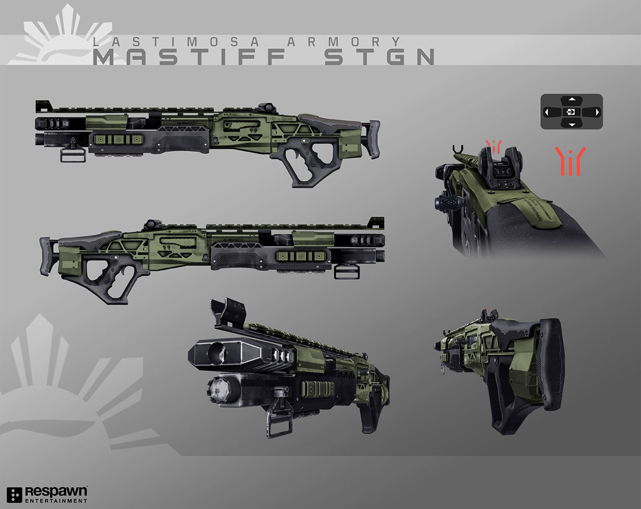 Mastiff Shotgun Art from Apex Legends