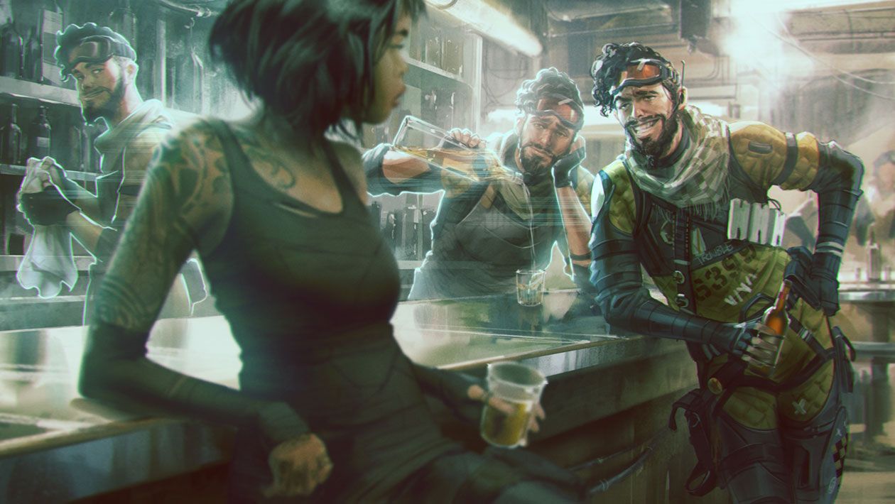 Mirage Concept Artwork from Apex Legends