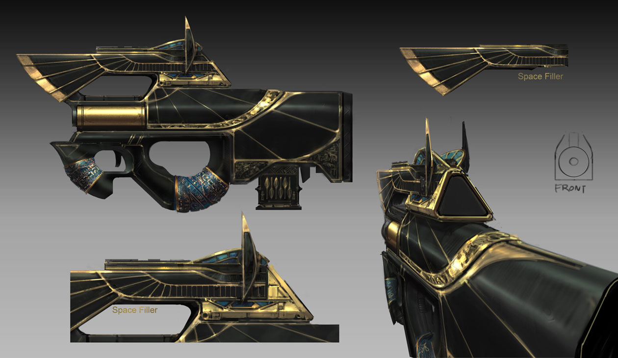 Prowler Burst PDW, The Dark Realm Skin Art from Apex Legends