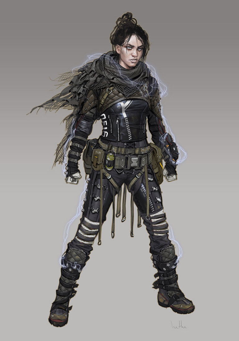 Wraith Concept Artwork from Apex Legends