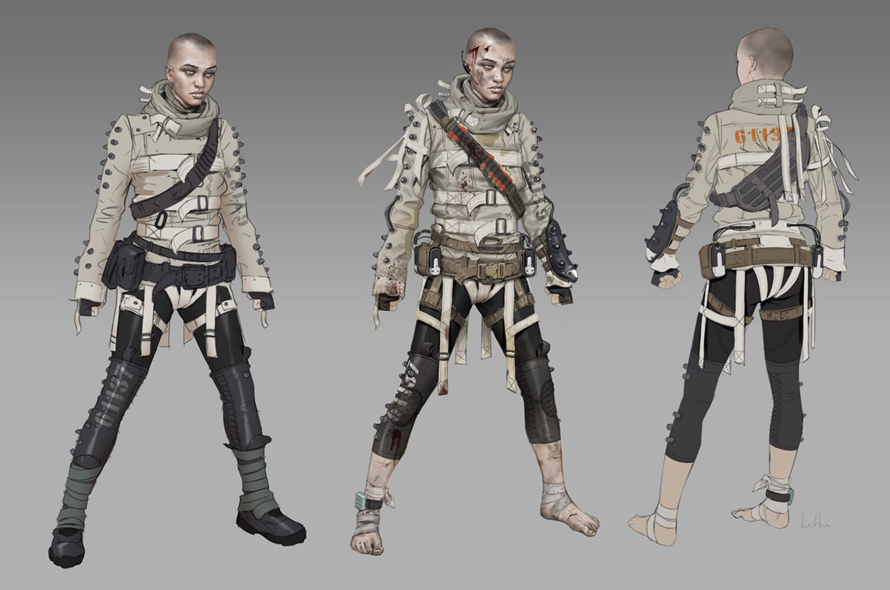 Wraith, The Liberator Legendary Skin Artwork from Apex Legends