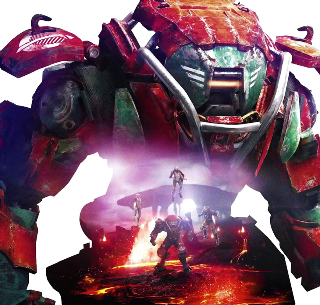 Colossus Javelin Promo Art from Anthem
