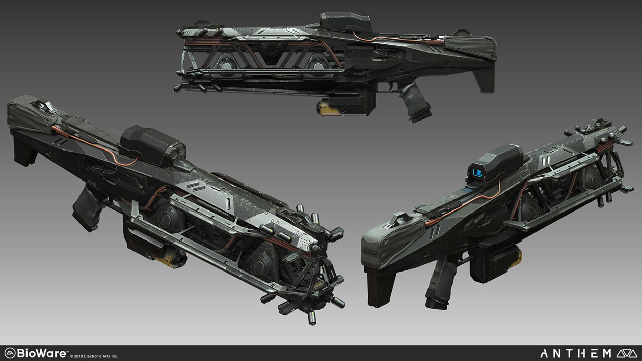 Dominion Lightning Gun Art from Anthem